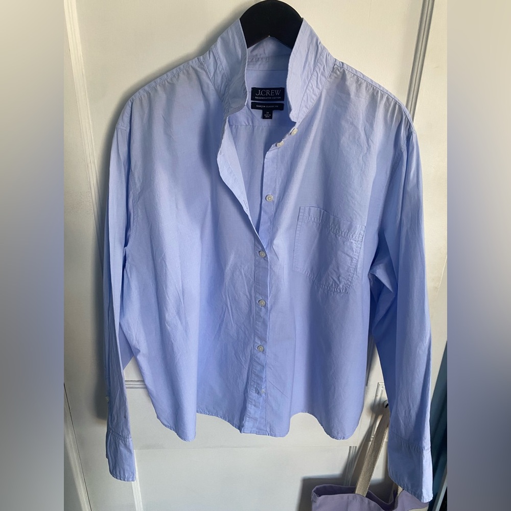 Sz 24 J. Crew Garçon Classic Fit Button Down